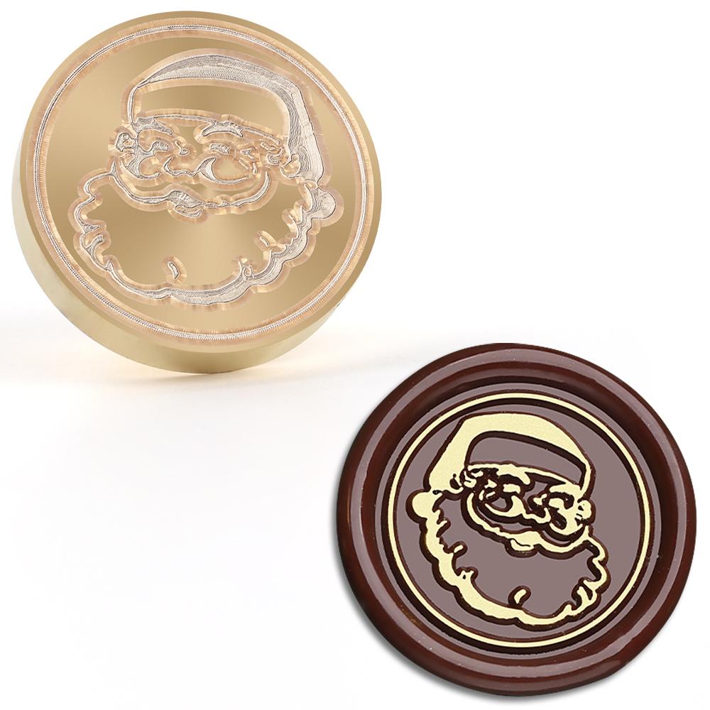 

Christmas Collection Wax Seal Stamp, Brass Sealing Wax Stamp for Wedding Invitations, Christmas Cards, Envelopes & Party Decora