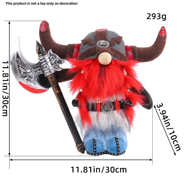 

Викинг Гном Безликая Кукла Скандинавский Воин Плюшевое Украшение Пират Рудольф Орнамент Для Дома Настольный Рождественский Праздничный Дисплей