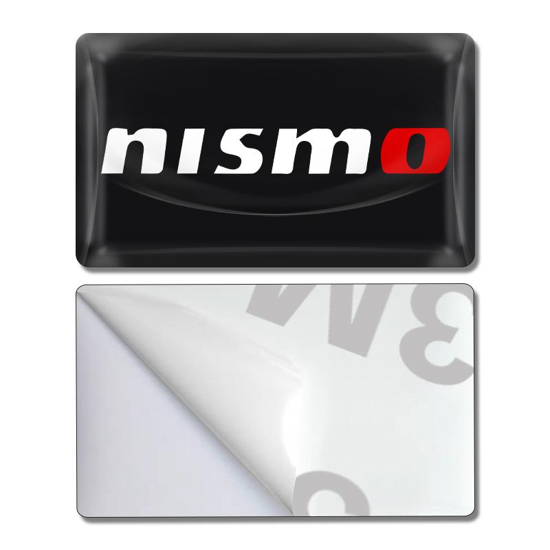 2/5/10 Stück Kohlefaser Lenkrad Auto Logo Emblem 3D Aufkleber für Nismo Nissan Juke Tiida Teana GTR 350Z 370Z 240SX Fairlady