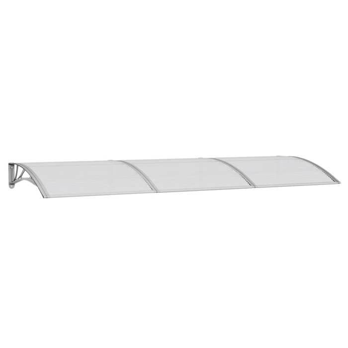 VidaXL Door Awning, Solar Canopy with Support, Rain Protection Shelter, Awning Shelter Entrance Door Patio, 300x100 153572