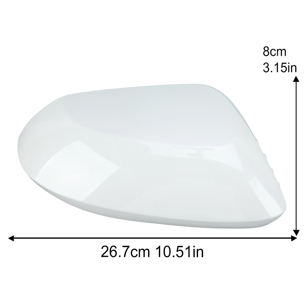 Rearview Mirror Cover Cap For Toyota Yaris     2024 White Door Side Mirror Housing Cover Cap Car Accessories