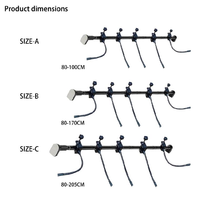 Christmas Present System 5 Position Expandable Clothes Rack For Outdoor Holiday Decorations