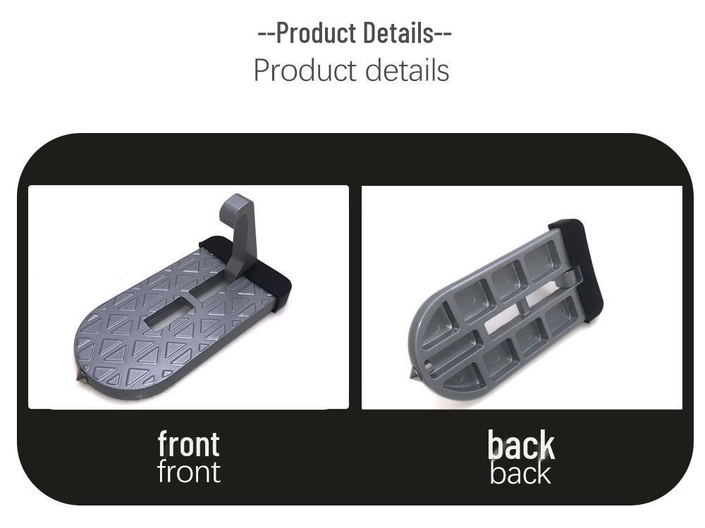 Aluminum Alloy Car Door and Roof Rack Foot Pedal for Car Modification