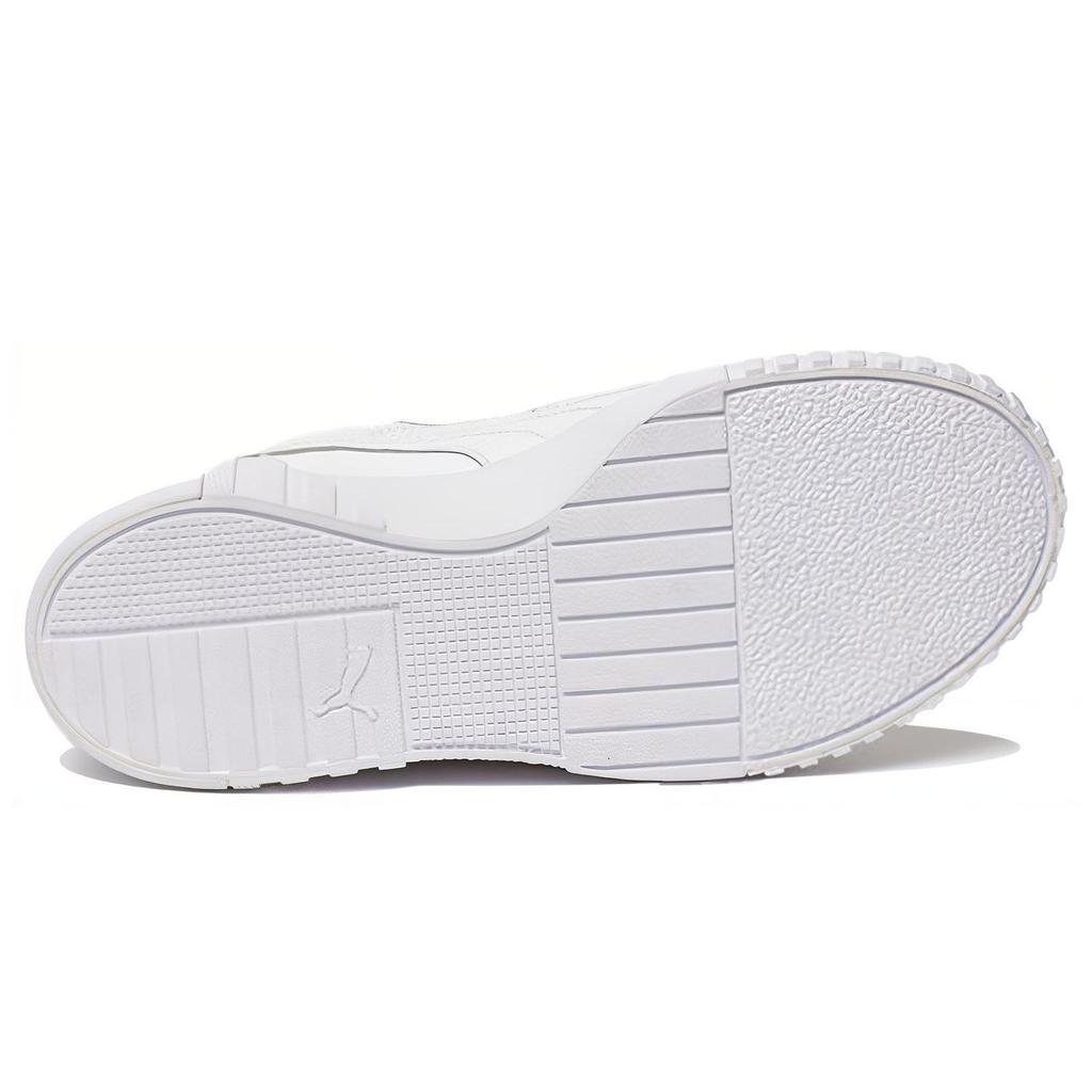 Puma Suede Cali Leather Low-Top Sneakers Women Sneakers White Red 370717-02