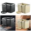 Car Armrest Storage Box with Foldable Cup Holder Auto Interior Accessories Easy Installation Multifunctional Napkin Holder