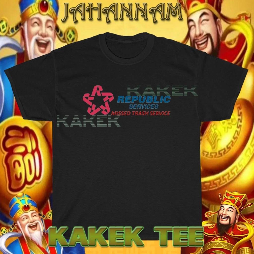 New Republic Services Trash Pickup Logo USA T shirt Funny Size S to 5XL L