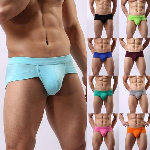Männer Sexy Atmungsaktive Unterwäsche Slips Boxer Ausbuchtung Beutel Hosen Trunks Unterhose