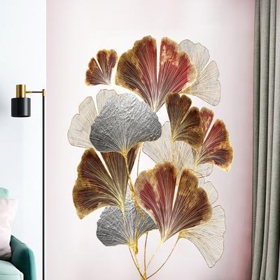Nordischer Stil Ginkgobaum PVC Wandaufkleber Selbstklebend Abnehmbar für Eingangsbereich Heimdeko