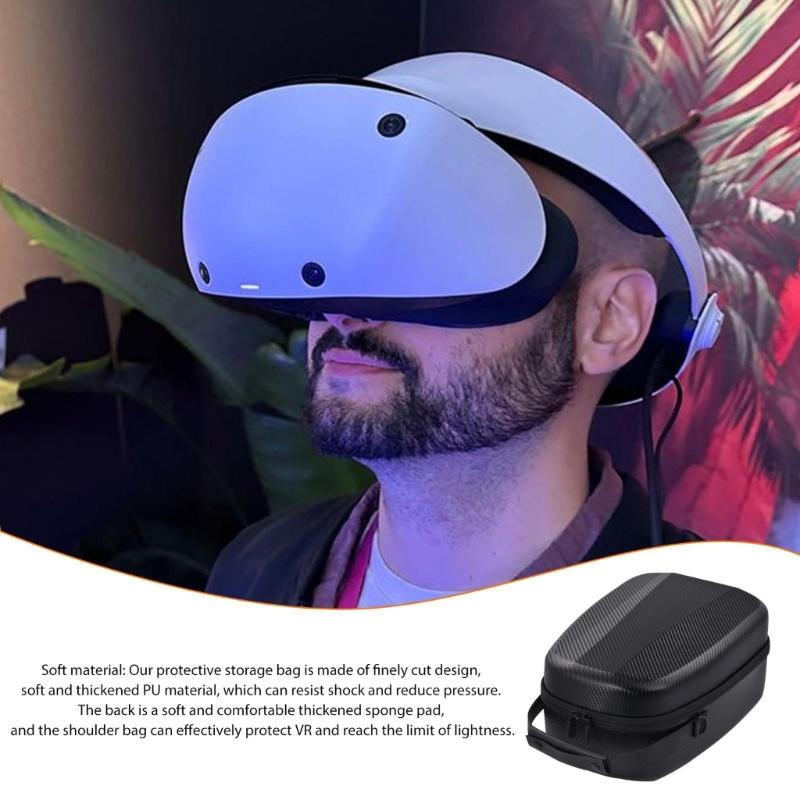 Carrying Bag for PS VR2 Headset Shoulder Bag Lightweight & Portable Protectors  Carrying Holder Lens Protectors