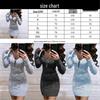 New V-Neck Zipper Cable Knit Sweater Dress In Solid Color