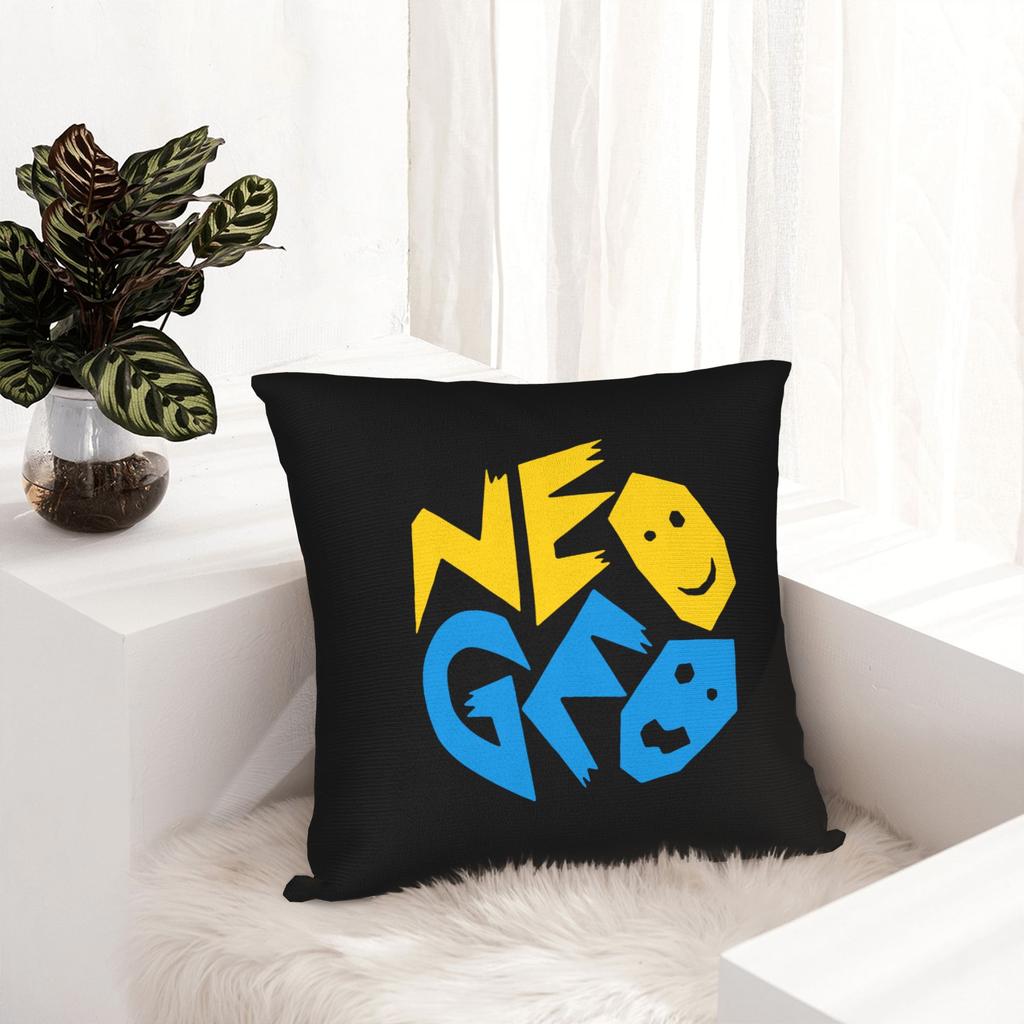 Neo Geo Arcade Pillowcase Double-Sided Printing Polyester Cushion Cover Decor Pillow Case Cover Home Zipper 45X45Cm