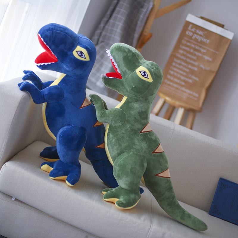 Boneca Tiranossauro Rex Dinossauro Brinquedo de Pelúcia Boneca de Pano para Dormir Brinquedo Infantil, Presente de Feriado