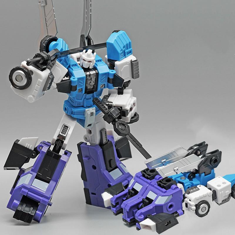 JIALEHUANG 18cm New Transformation Lovely Toys Movie 7 Version Robot Series KO SS13 Anime Action Figure Car Tank Model 8807