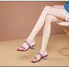 2024 Ladies' Casual Flat Comfortable Thick Heeled Sandals Original Slippers for Women for Summer