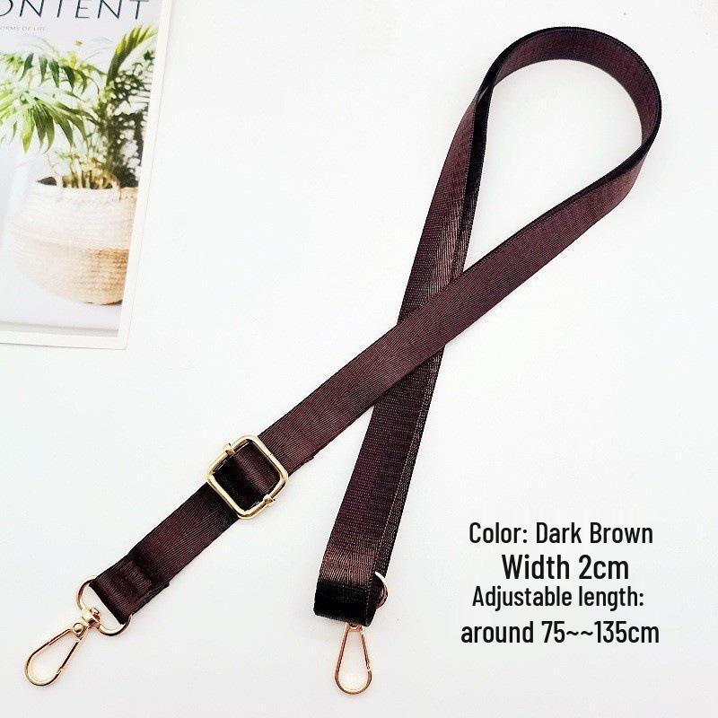 Adjustable Solid Color Crossbody Bag Straps: Fashionable and Versatile Handbag Accessories.