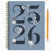 TF Publishing July 2025 - June 2026 Simply French Blue Medium Weekly Monthly Planner - 12 Month Academic Planner 2025-2026 with Durable Cover, Thick