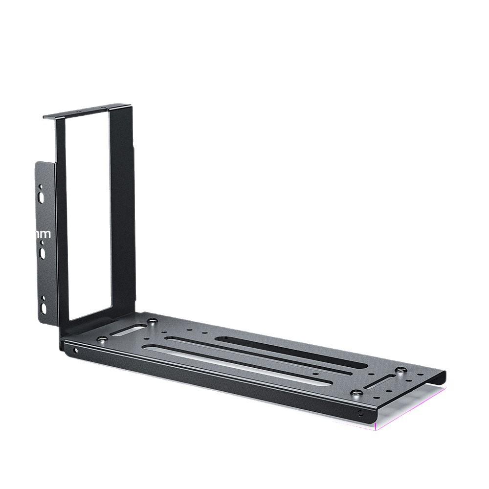 Galvanisierte PCIe X16 4.0 Grafikkarte Vertikale Montagehalterung - 90° Metallstütze zur Vermeidung von Durchbiegung in DIY-Gehäusen