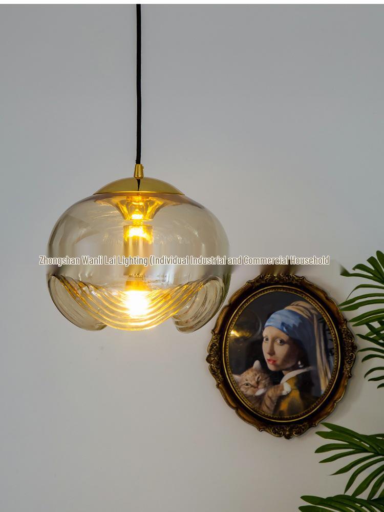 Bauhaus Glass Pendant Light: Post-Modern Nordic Style for Kitchen, Bar, Living Room, Bedroom, or Bedside Lighting
