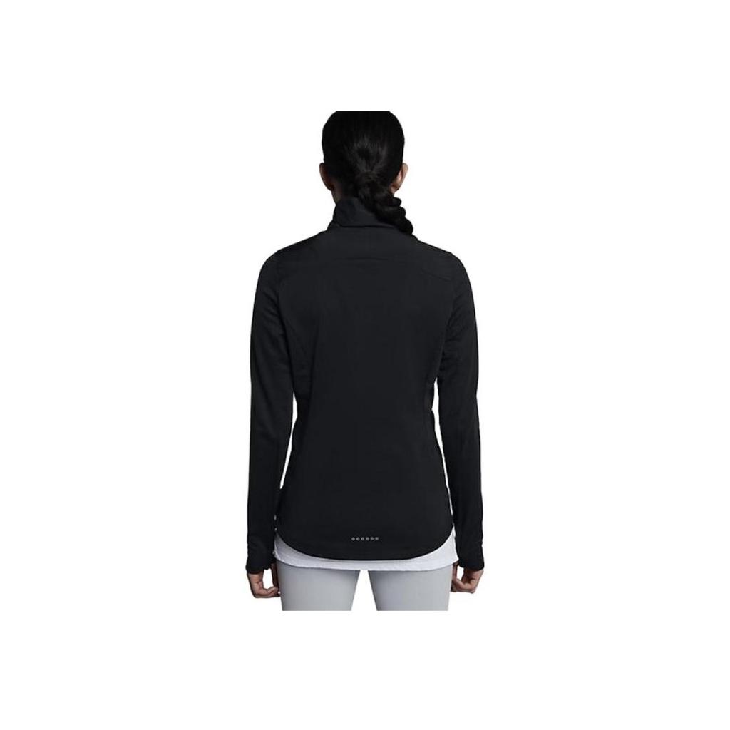 Nike Běžecká bunda s potiskem loga, silná, sportovní, dámská bunda, černá AQ4739-010