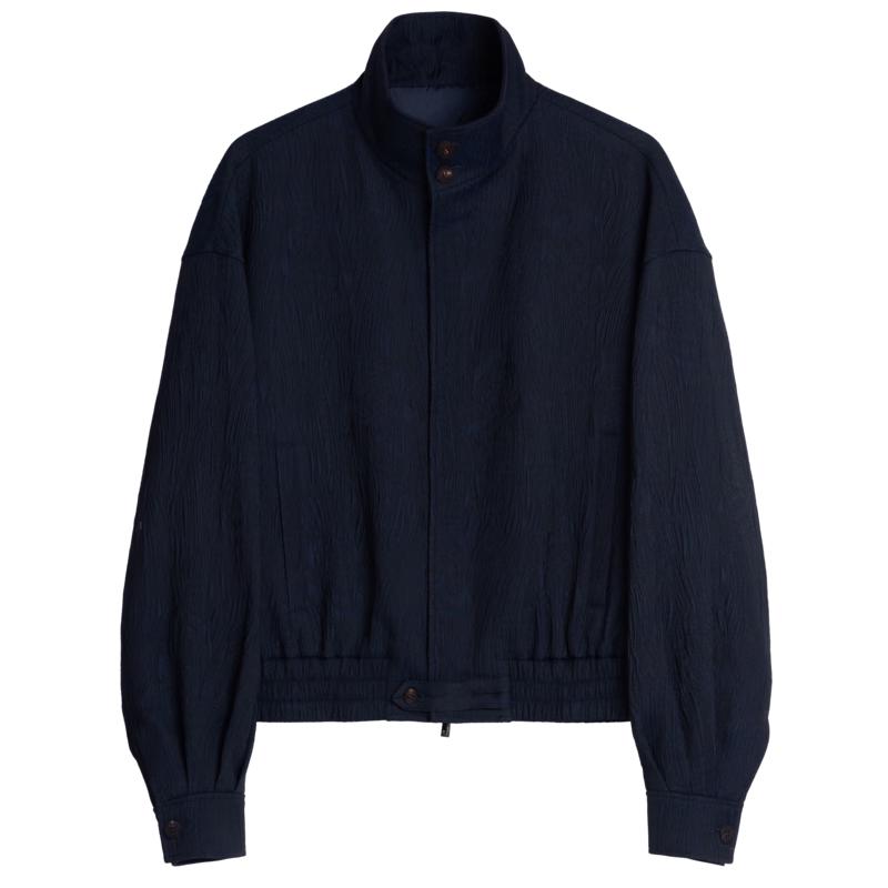 

K-Boxing Men s Autumn Runway Stand Collar Loose Short Jacket SKDT3842 165/S