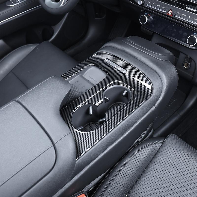 Center Console Cover Auto Console Gear Shift Central Water Cup Storage Box Trim For 9-seater Hyundai Palisade LX3 2025 2026 LHD