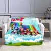 Cartoon Series Rainbow Ruby Children's Blanket Lulu and Bear Cute Blanket Intelligence and Adventure Blanket Photo A-1