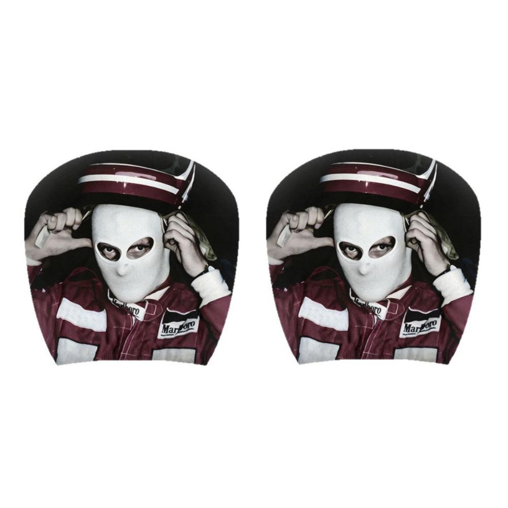 2 Pcs Ghost Headrest Covers Halloween Accessories Car Seat Headcover Car Headrest Covers Halloween