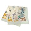 HERMES   Scarf Light Blue Silk Women
