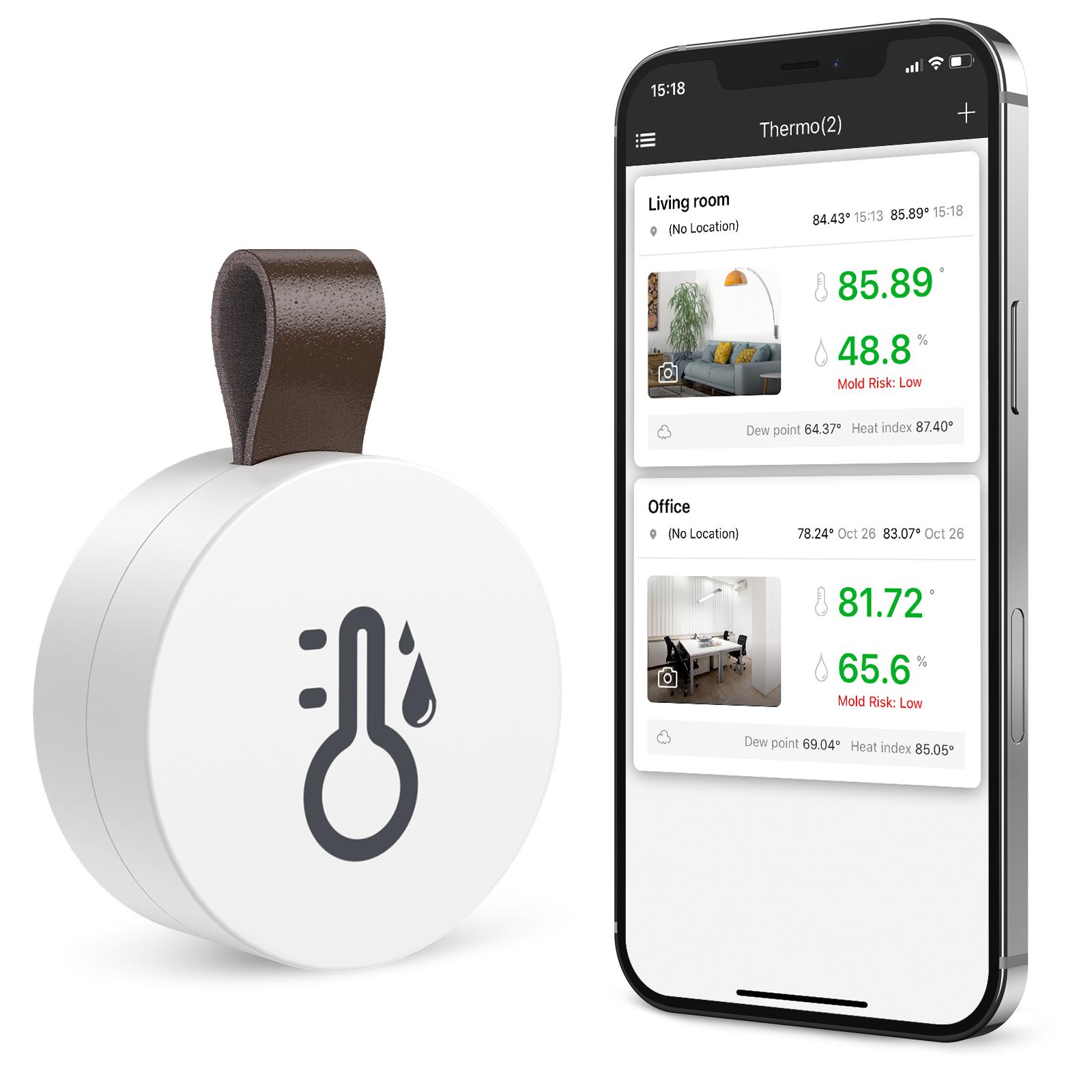 ORIA Термометр Гигрометр Беспроводной Bluetooth Уличный Термометр Умный Дом Датчик Температуры и Влажности
