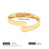 Minimalist Retro Glossy Bracelet: European-American Style, Low-Key Elegance
