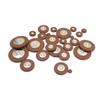 26 Pieces of Sax Leather Pads Replacement for Alto Saxophone