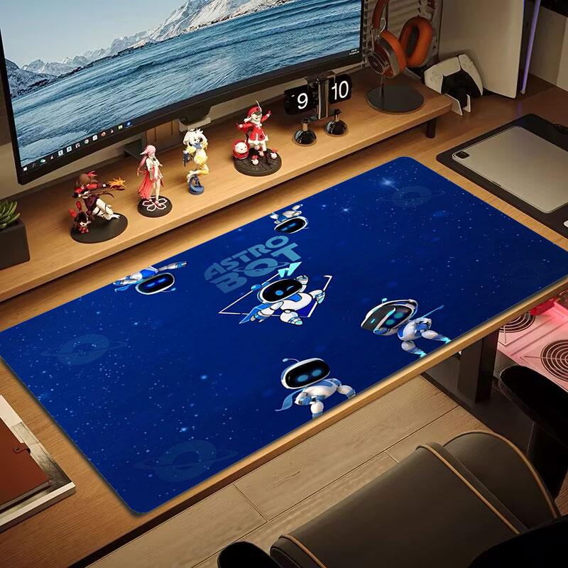 ASTRO BOT Large Size Mouse Pad Large Gaming Table Cushion Non-slip Laptop Tablet Big Mousepad XXL Mat Mini PC Playmat With Lock edge