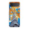 Phone Case For Samsung Galaxy Z Flip 3 4 5 6 7 Hard Folding PC Z Flip3 Flip4 Cover Beautiful Nature Forest Tree