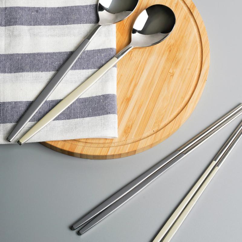 Surfinia Color Ceramic Stainless Steel Spoon Set