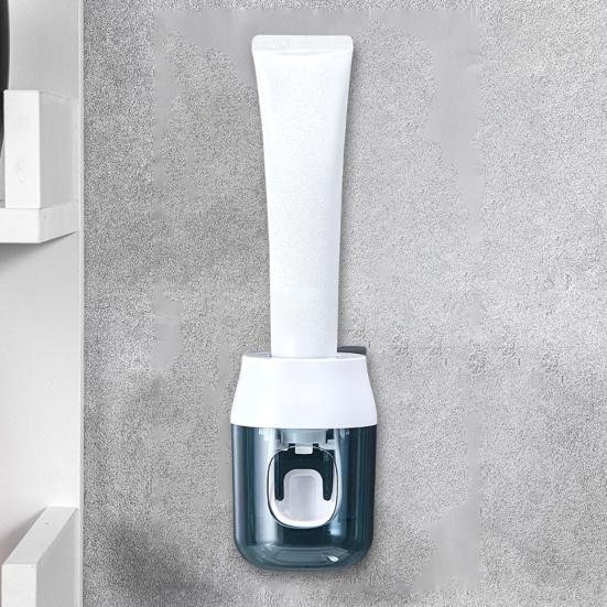 Toothpaste Squeezer Quantitative Squeeze Reduce Waste Strong Bearing Kids Adult Wall Mount Automatic Toothpaste Dispenser Bathroom Accessories