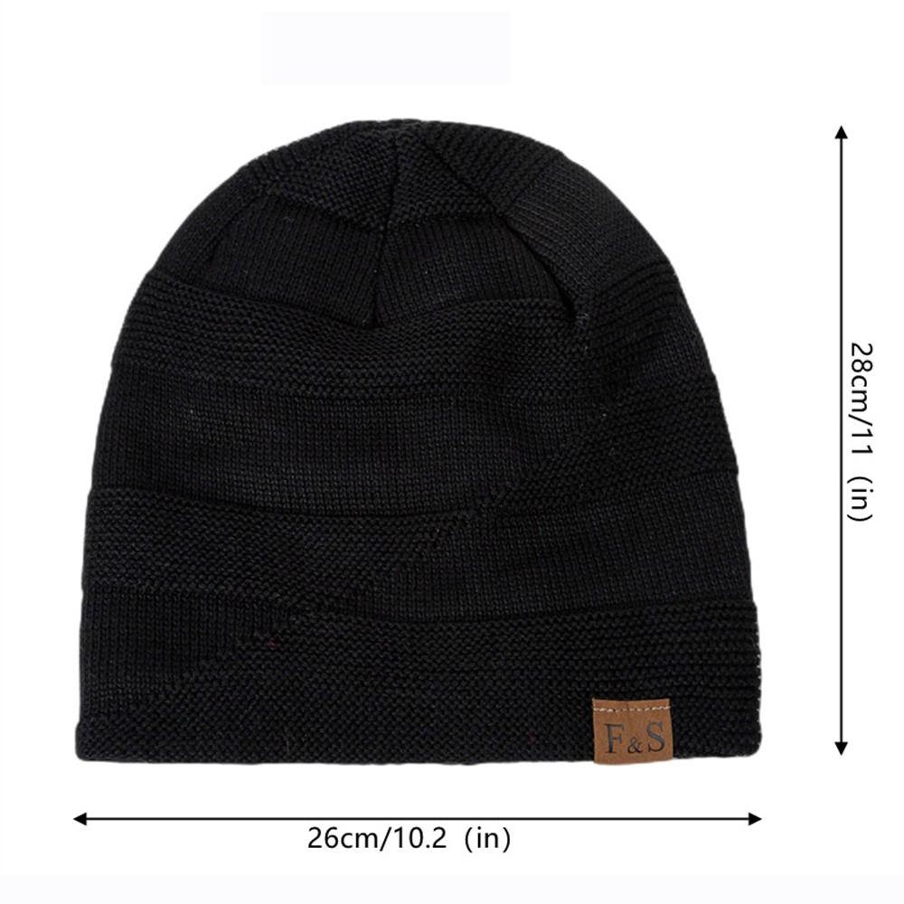 Warm Knitted Hats Windproof Coldproof Ear Protection Fashion Winter Hats  for Unisex