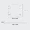 Car Door Handle Bowl Scratch Protective Invisible Transparent Stickers Silicon Rearview Mirror Anti-collision Protection Strip