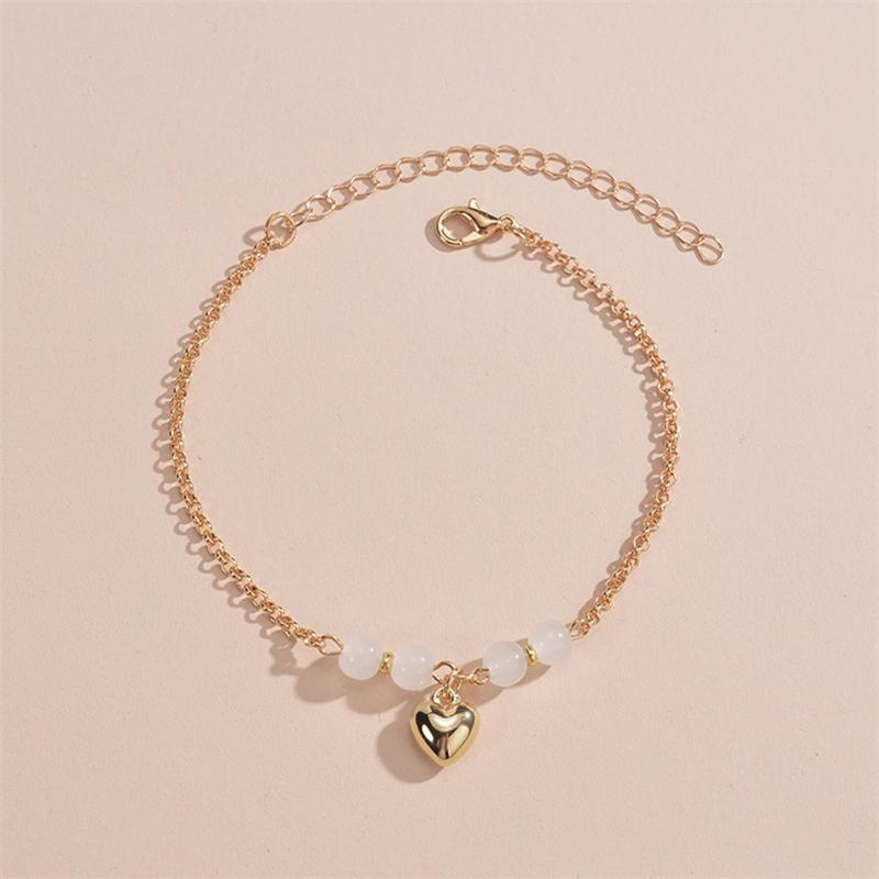 Vintage Gold Color Double Layer Anklet for Women Star Pearl Starfish Zircon Pineapple Anklets Bracelets Foot Chain Beach Jewelry