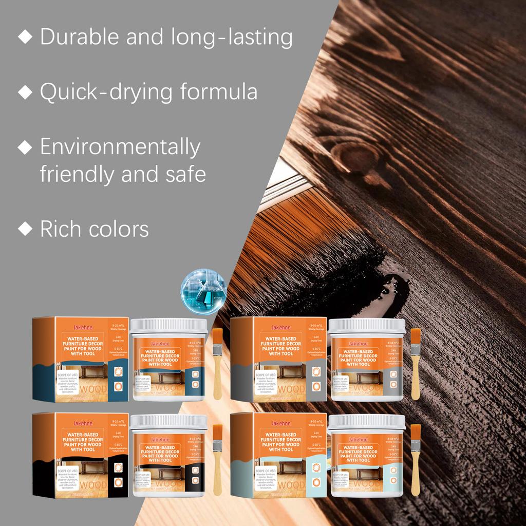 Water-Based Wood Furniture Decorative Paint Color-Changing Wood Finish  DIY Refurbishment Furniture Table Restoration Care
