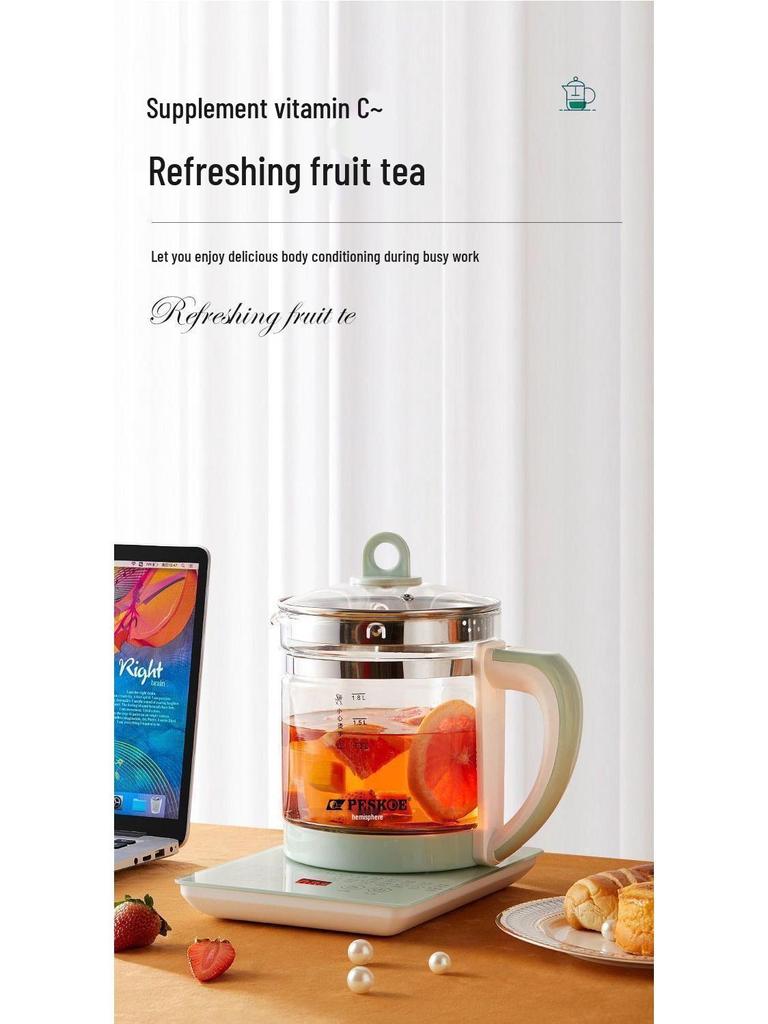 Hemisphere Health Multifunctional Automatic Glass Tea & Water Kettle - High Temperature Resistant, Thickened for Tea & Medicine Boiling.