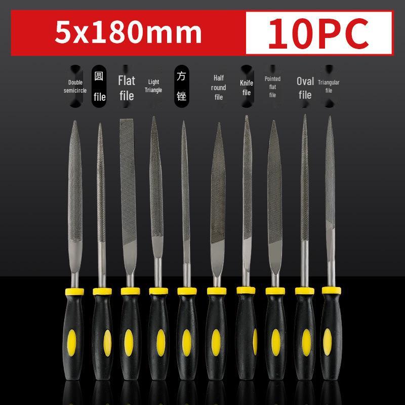 Assorted Mini Rasp and File Set for Woodworking and Metalwork