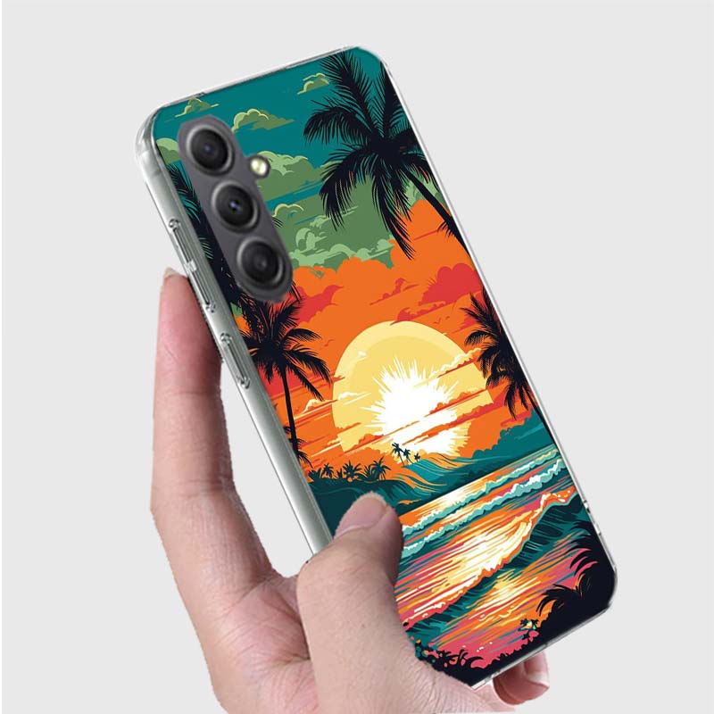 

Beautiful Seaside Coconut Trees Phone Case for Samsung A16 A26 A36 A56 A17 A37 A57 A07 A06 A02S A03 A04S A05S Galaxy Note 20 10 Samsung A16 5G