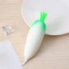 Simulated Carrot Stress Ball Anti-Anxiety White Radish Squeeze Toy Soft Stretchy Simulated Vegetable Fidget Sensory Toy Easter Basket Stuffers