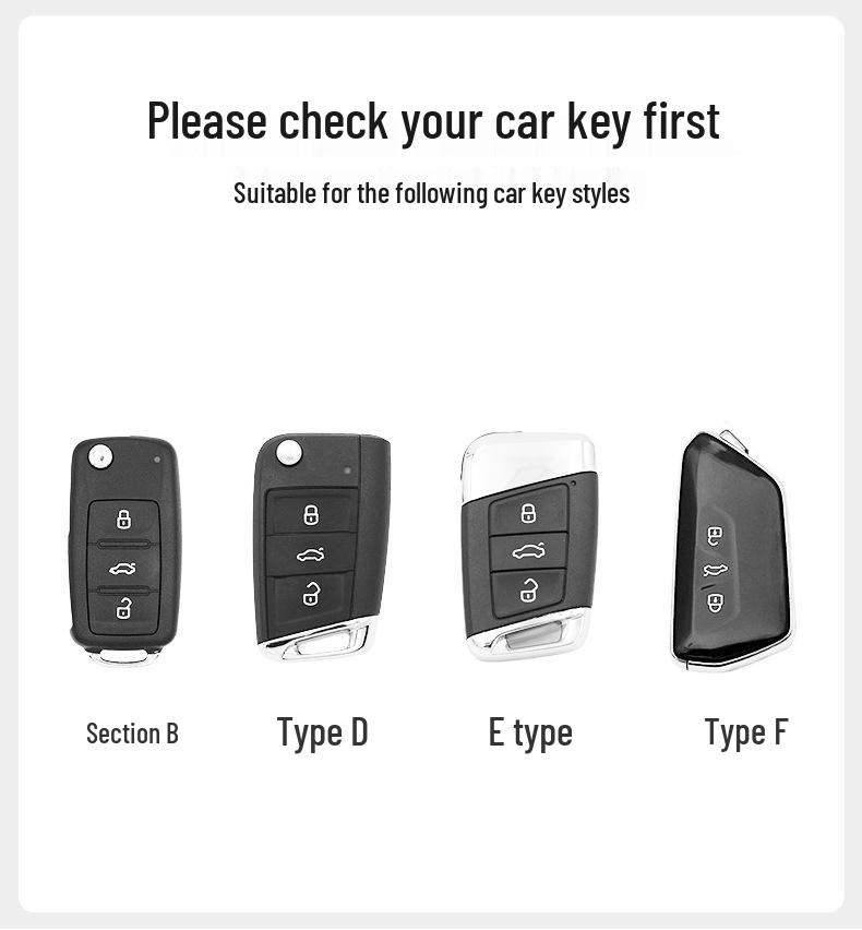 Volkswagen Key Cover for Sagitar, Bora, Magotan, Golf, T-Roc, Tiguan L, Passat, Lavida