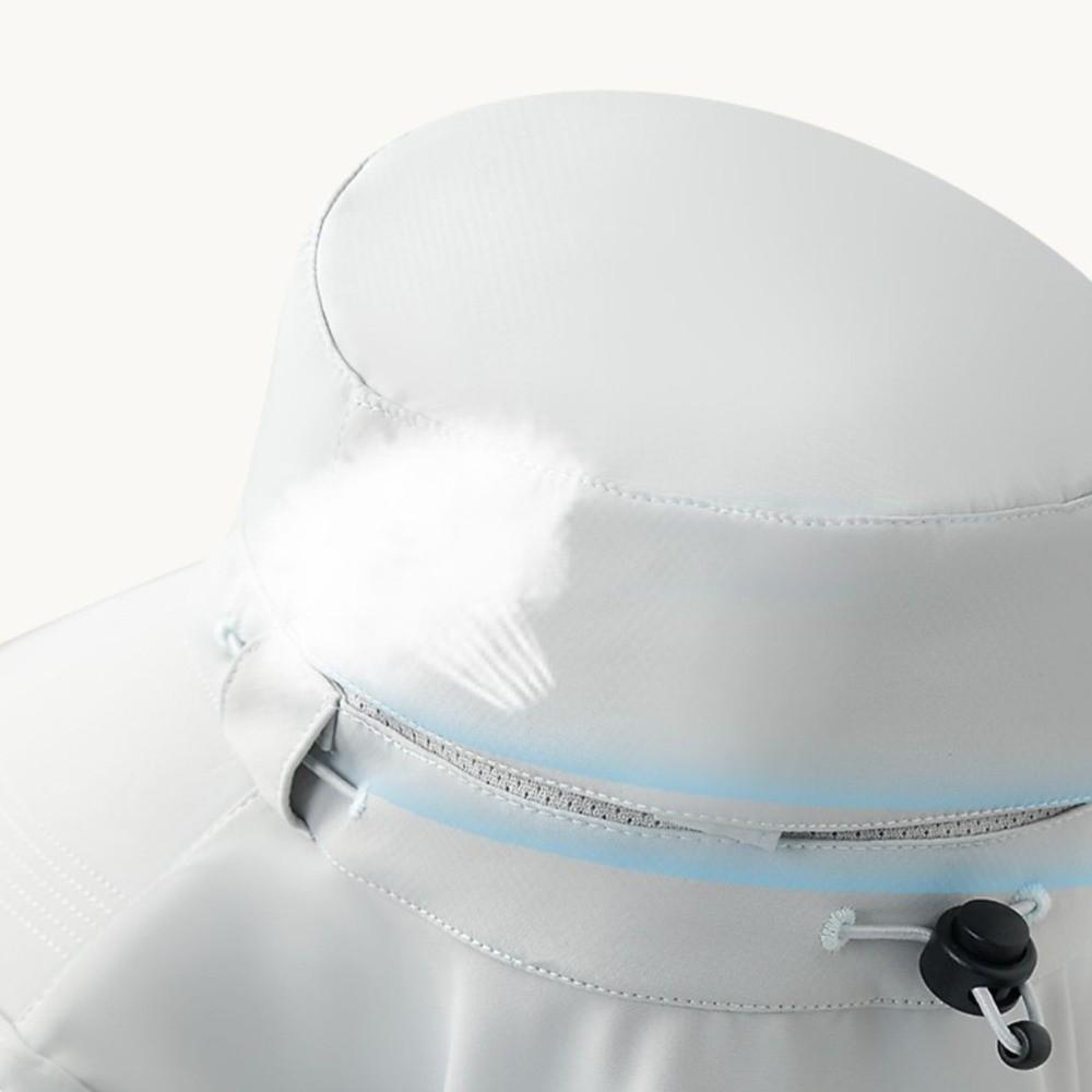 Outdoor Sunscreen Bucket Hat UV Protection Neck Flap Bucket Hat Breathable Fisherman Hat  Travel