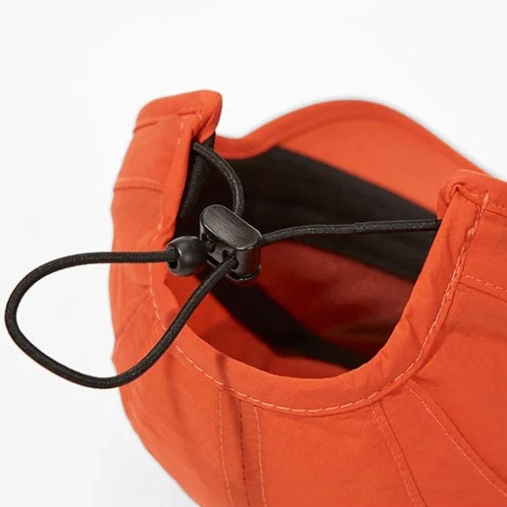 Waterproof 5-Panel Cap Drawstring Elastic Quick-dry Hat Spring Summer Baseball Cap  Outdoor Sports