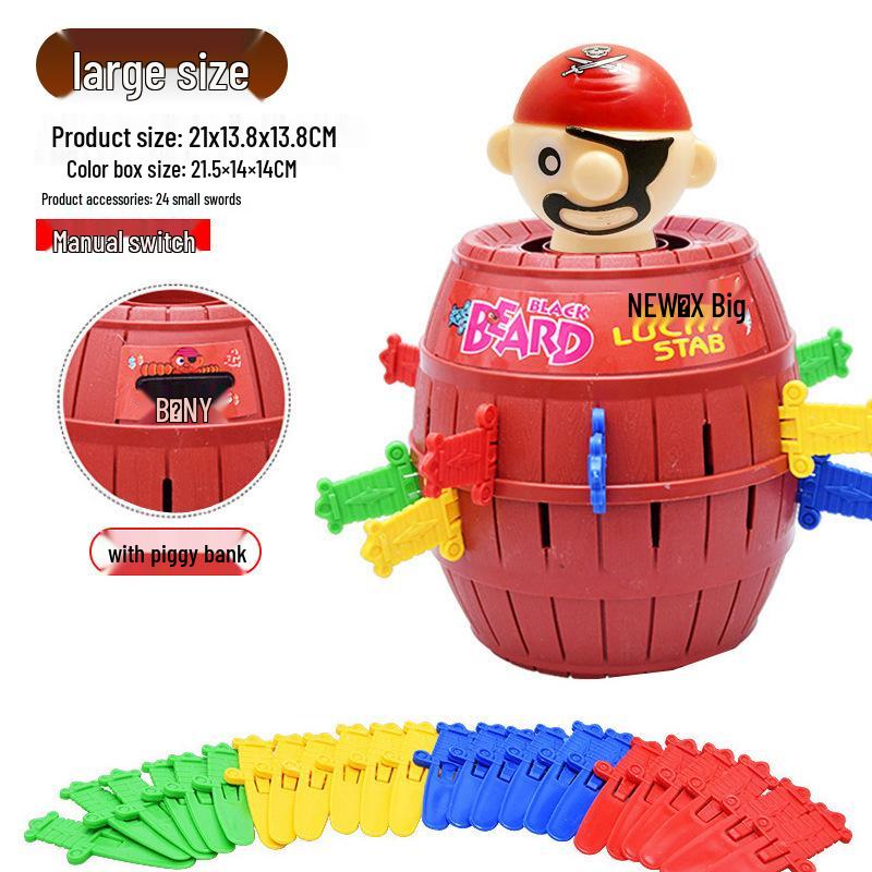 Pirate Barrel Sword Game - Party Prank Toy