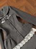 Elegant Miu-Inspired Autumn/Winter 2026 Women's Dress: Korean-Style Rich Girl Ensemble, Complete Set