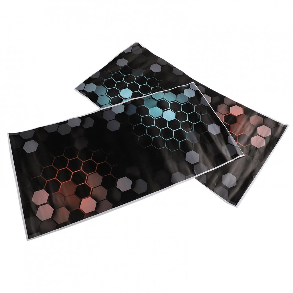 2x For Honeycomb Car Door Post Waterproof Decal for Vehicle Aesthetics