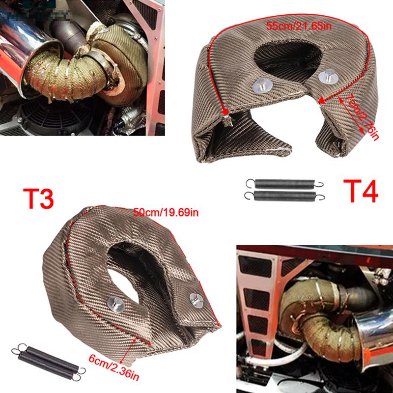 T3T4T6 Turbo Protective Cover Booster Heat Shield Auto Accessories